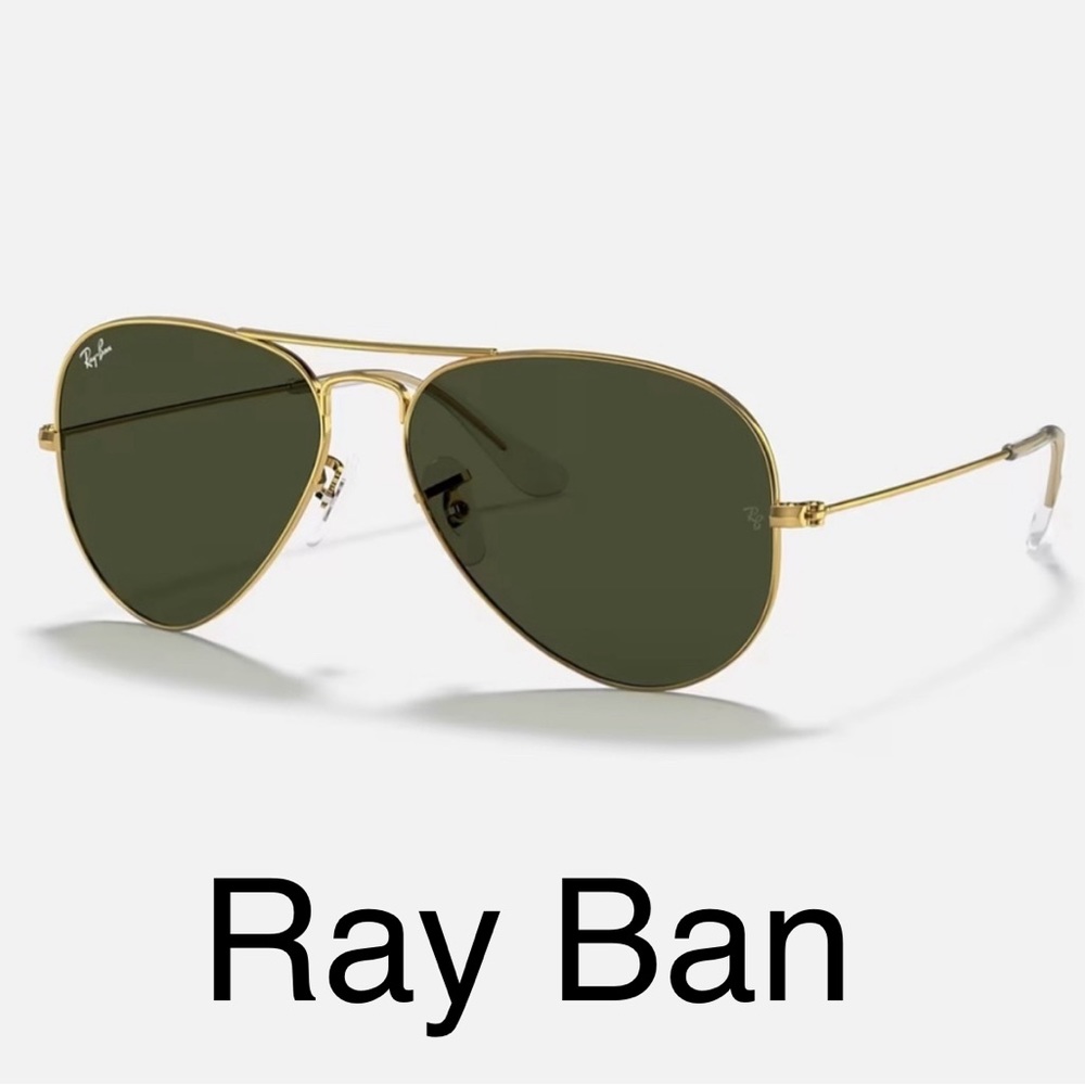 Ray Ban original gold frame aviator sunglasses